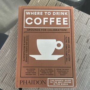 Phaidon Where to Drink Coffee — Brown & White Coffee Table Book